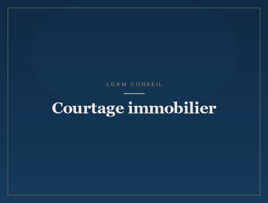 Courtage en prêt immobilier